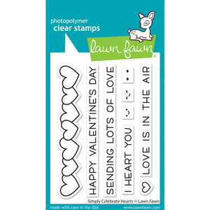 LF2722 Simply Celebrate Hearts Stamp Set