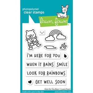 LF2845 Here for you Bear Stamp Set