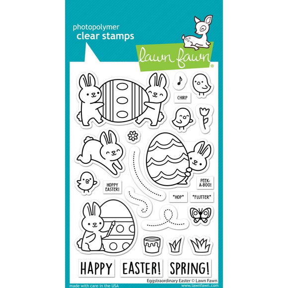 LF3077 Eggstraordinary Easter Stamp Set