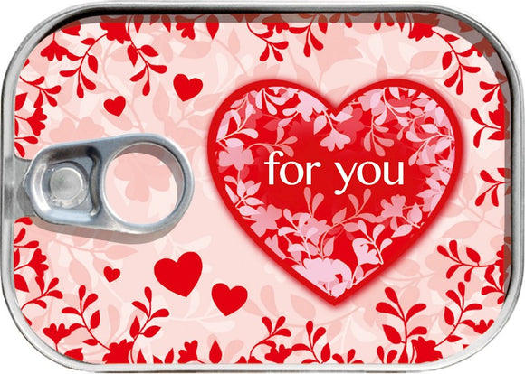 Sardine Can Gift Card Holder - Heart For You