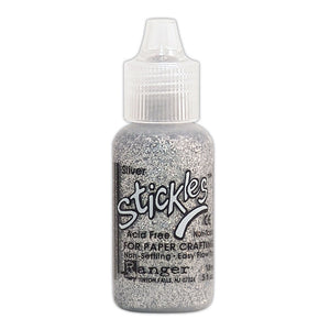 Silver Glitter Glue Stickles