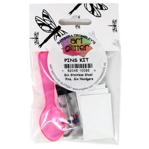 Art Institute Glitter Pins Kit