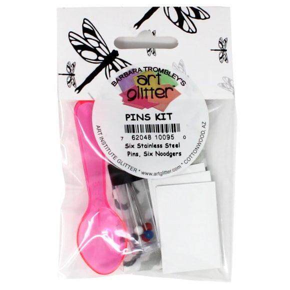 Art Institute Glitter Pins Kit