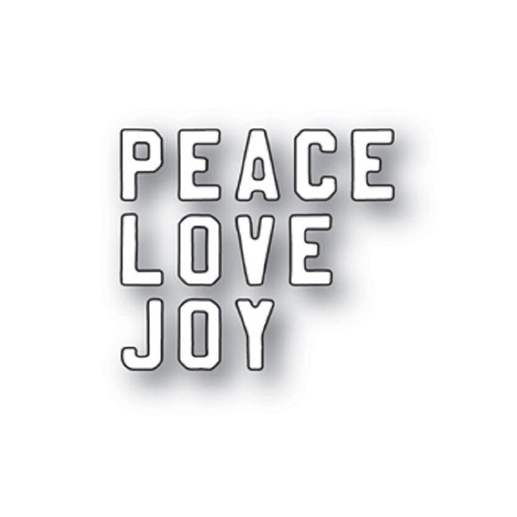 94338 Mini Vintage Varsity Peace Craft Die