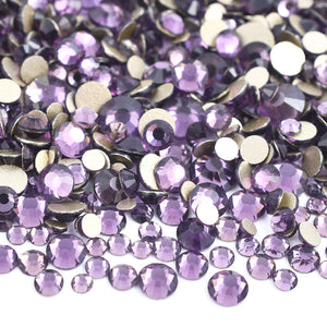 Crystal Glass Rhinestones - Tanzanite