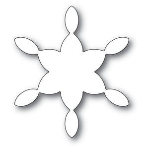 2276 Stained Glass Snowflake Background craft die