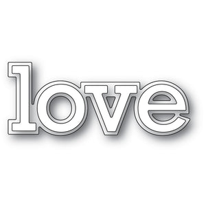 2309 Love Outline craft die