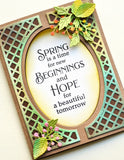 2363 Picket Tall Curve Border craft die