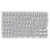 2332 Poetic Lowercase Alphabet craft die