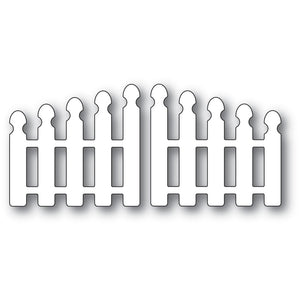 2349 Pointy Picket Double Gate craft die