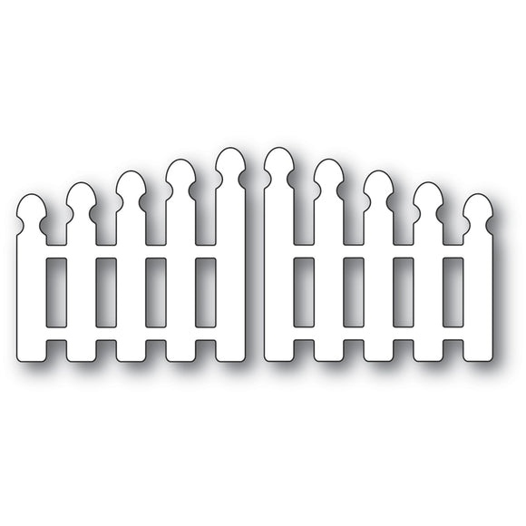 2349 Pointy Picket Double Gate craft die