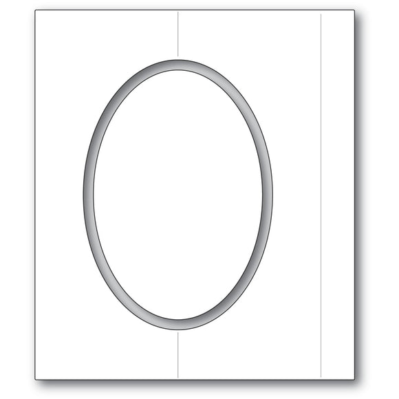 2359 Oval Fold Frame craft die