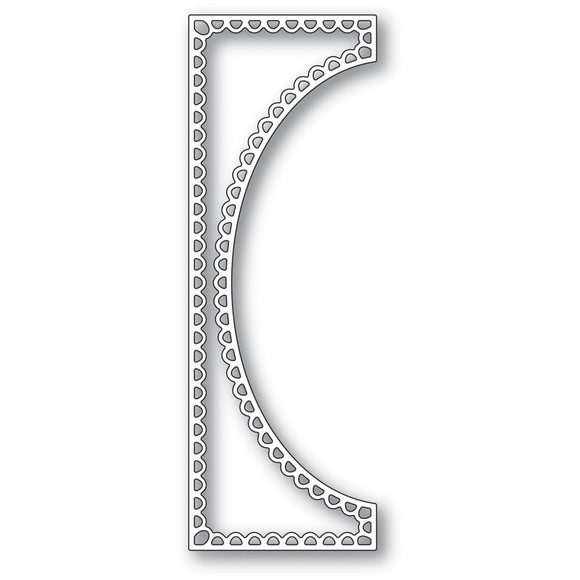 2361 Scallop Tall Curve Border craft die