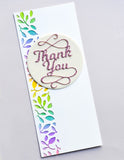 2376 Thank You Flourish craft die