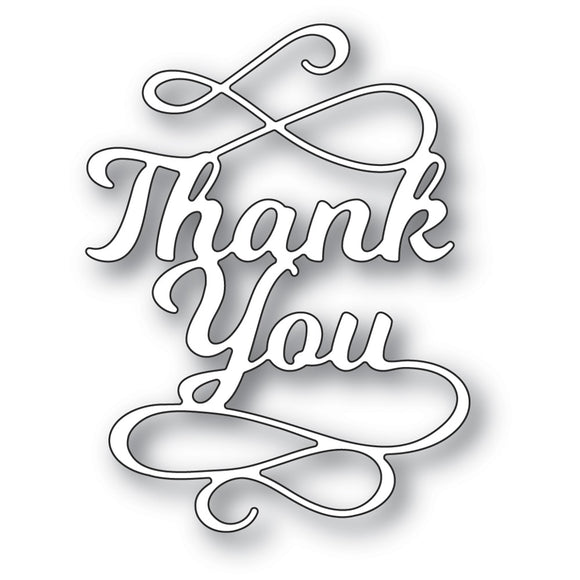 2376 Thank You Flourish craft die