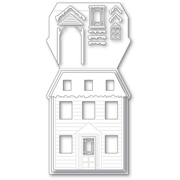 2394 Winter House Pop Up Easel Set