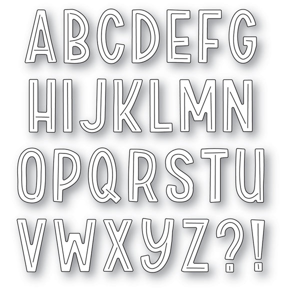 2464 Marzipan Alphabet Craft Die