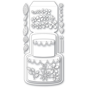 2469 Floral Cake Pop Up Easel Set