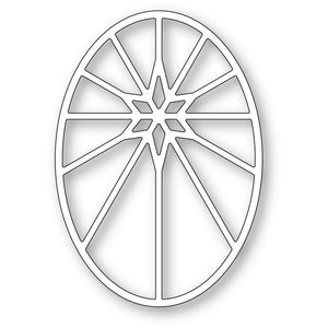 2481 Brilliant Star Oval Craft Die