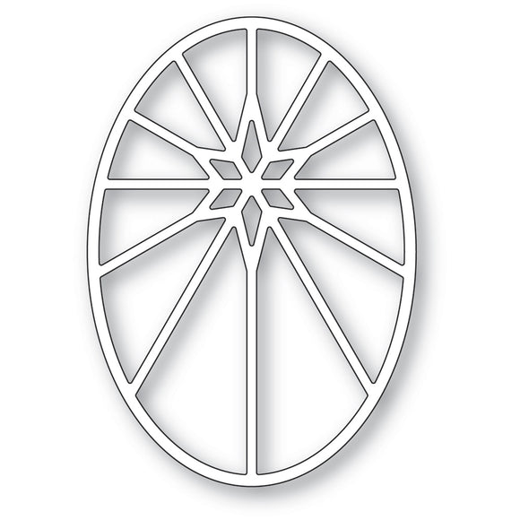 2481 Brilliant Star Oval Craft Die