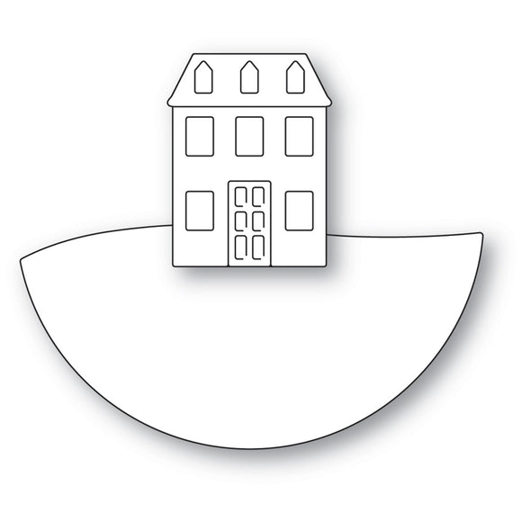 2488 Layered House Globe Craft Die