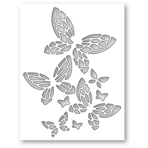 2515 Stained Glass Butterfly collage craft die