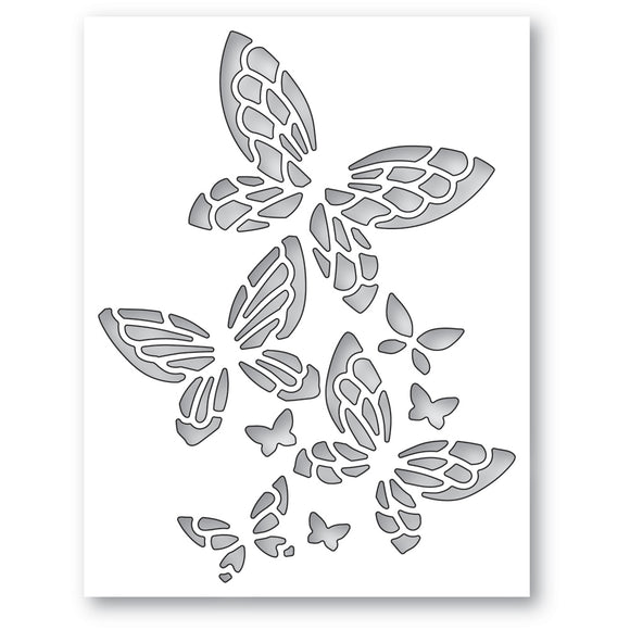 2515 Stained Glass Butterfly collage craft die