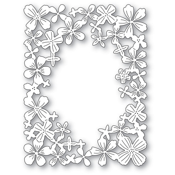 2519 Flower Field Frame Die