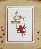 94119 Love Jotted Script craft die