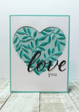 94361 Double Stitch Happy Heart Cut Out