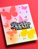 88617 Butterfly Coterie Collage Stencil