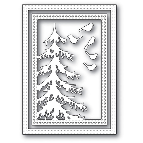 94031 Delicate Pine Frame craft die