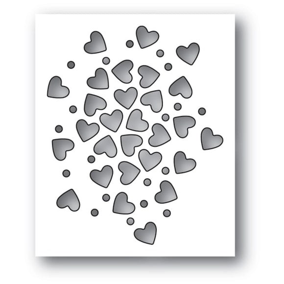 94112 Heart Sprinkles craft die