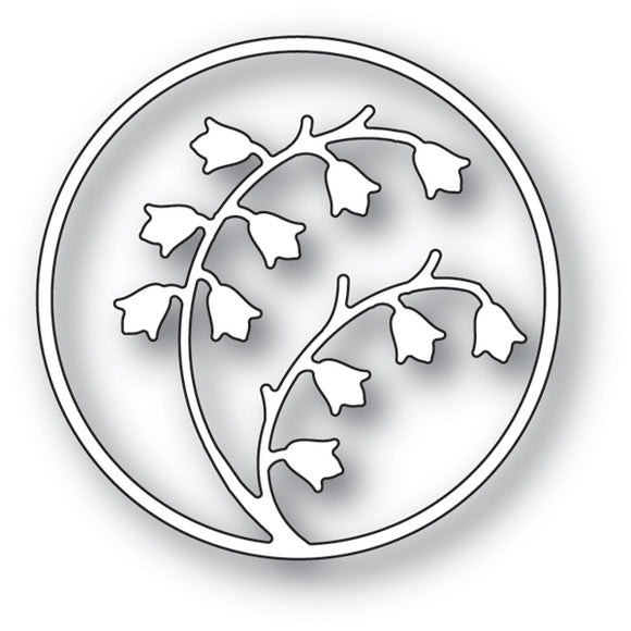 94217 Lily of the Valley Sprigs Circle craft die