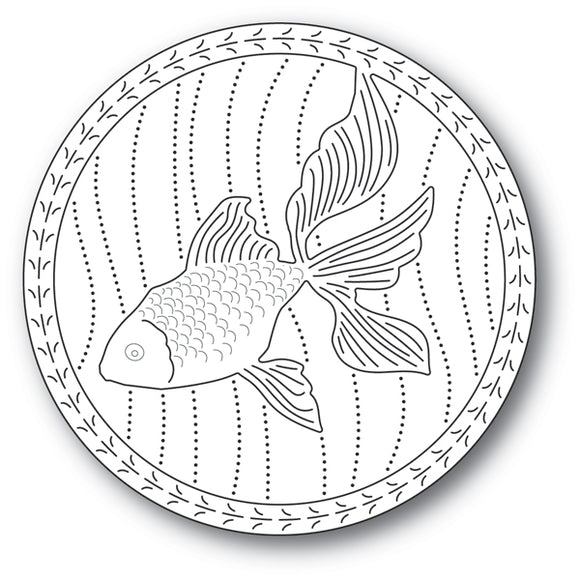 94223 Serene Goldfish craft die