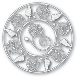 94231 Stained Glass Rose Circle Frame craft die
