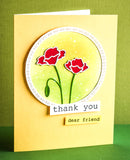 94255 Twin Poppies craft die