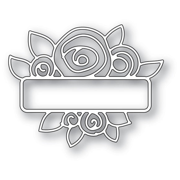 94261 Antique Rose Cluster Label craft die
