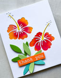 94262 Hibiscus Collage craft die