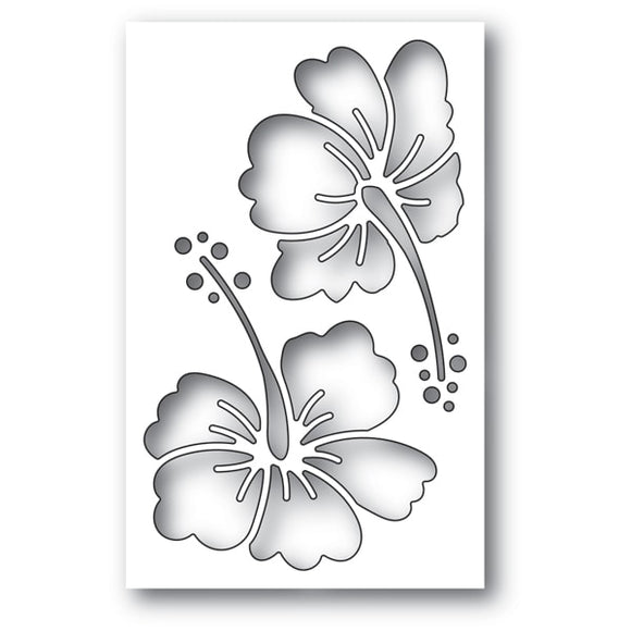 94262 Hibiscus Collage craft die
