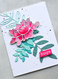 94266 Large Double Peony craft die