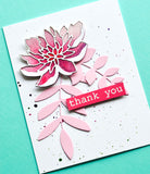 94276 Small Fringed Peony craft die