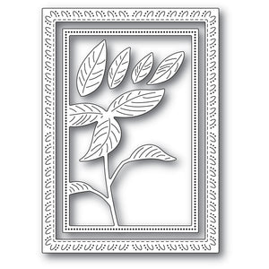 94297 Simple Poinsettia Frame craft die