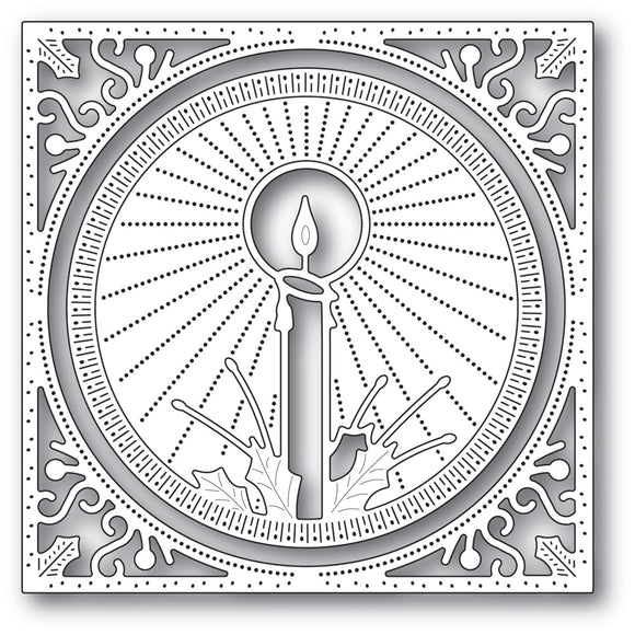 94298 Brilliant Candle Frame craft die