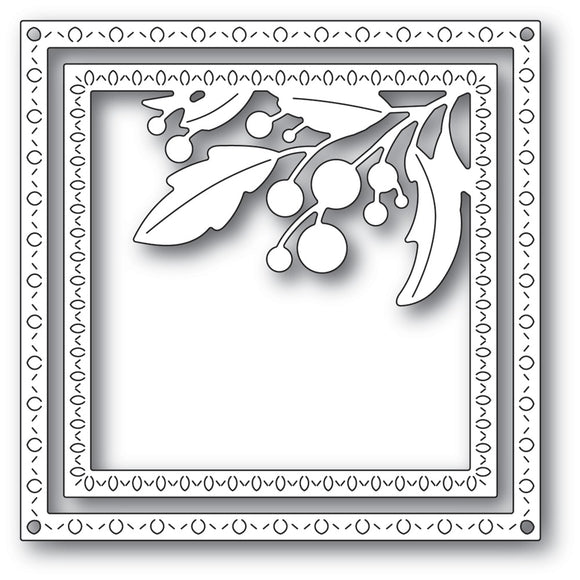 94301 Harvest Branch Corner Frame craft die