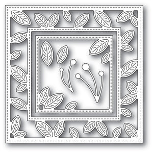 94318 Petite Leaf Frame craft die