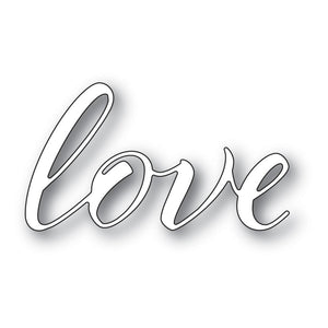 94326 Love Airy Script craft die