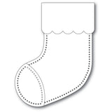94327 Scalloped Stocking craft die