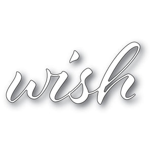 94328 Wish Airy Script craft die