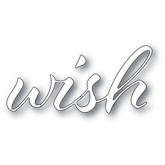 94328 Wish Airy Script craft die